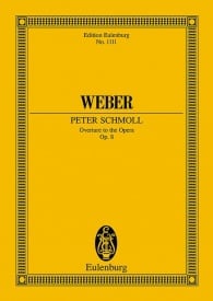 Weber: Peter Schmoll Opus 8 JV 8 (Study Score) published by Eulenburg